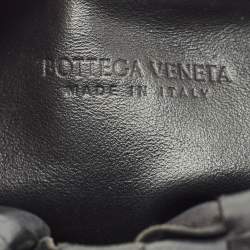 Bottega Veneta Black Intrecciato Leather Mini Jodie Hobo