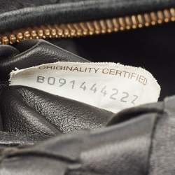Bottega Veneta Black Intrecciato Leather Mini Jodie Hobo