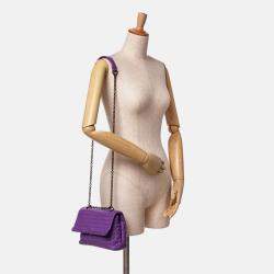 Bottega Veneta Baby Nappa Intrecciato Olimpia Crossbody