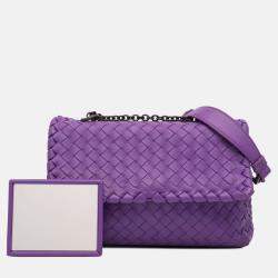 Bottega Veneta Baby Nappa Intrecciato Olimpia Crossbody