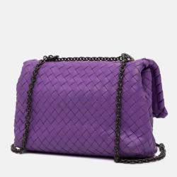 Bottega Veneta Baby Nappa Intrecciato Olimpia Crossbody