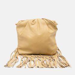 Bottega Veneta Lambskin The Fringe Pouch