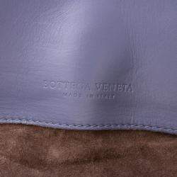 Bottega Veneta Blue Medium Nappa Intrecciato Roma Tote