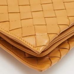 Bottega Veneta Brown Intrecciato Leather Trio Shoulder Bag
