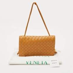 Bottega Veneta Brown Intrecciato Leather Trio Shoulder Bag