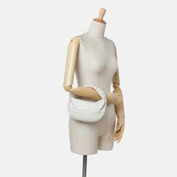 Bottega Veneta White Mini Nappa Intrecciato Jodie