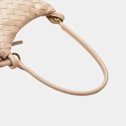 Bottega Veneta Pink Small Nappa Intrecciato Gemelli Hobo