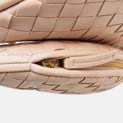 Bottega Veneta Pink Small Nappa Intrecciato Gemelli Hobo