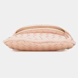 Bottega Veneta Pink Small Nappa Intrecciato Gemelli Hobo