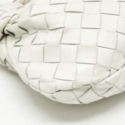 Bottega Veneta Off White Intrecciato Leather Mini Jodie Hobo