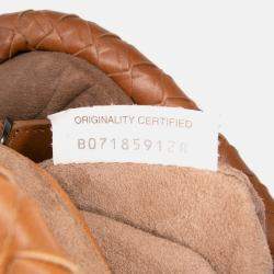 Bottega Veneta Brown Small Nappa Intrecciato The Lauren 1980 Clutch