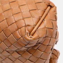 Bottega Veneta Brown Small Nappa Intrecciato The Lauren 1980 Clutch
