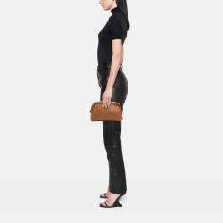 Bottega Veneta Brown Small Nappa Intrecciato The Lauren 1980 Clutch