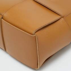 Bottega Veneta Brown Intreccio Leather Mini Arco Tote
