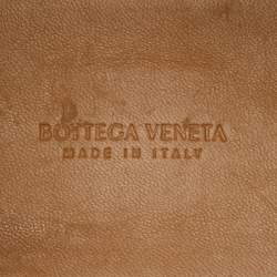 Bottega Veneta Brown Intreccio Leather Mini Arco Tote