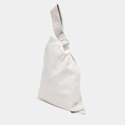 Bottega Veneta White Leather BV Twist bag