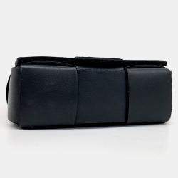 Bottega Veneta Black Leather Candy Cassette Bag