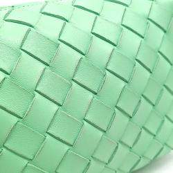 Bottega Veneta Green Leather Mini Loop Camera Bag
