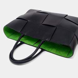 Bottega Veneta Black Leather Arco Large bag