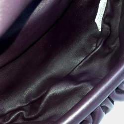 Bottega Veneta Purple Leather Chain Belt Bag