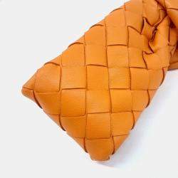 Bottega Veneta Orange Leather BV Twist bag
