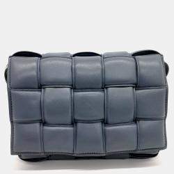 Bottega Veneta Grey Leather padded cassette bag