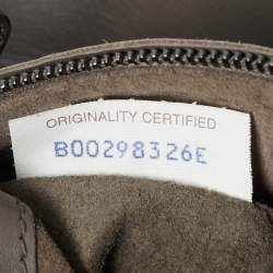 Pre Owned حقيبة يد بوتيغا فينيتا روما متوسطة جلد إنتريشياتو بيج