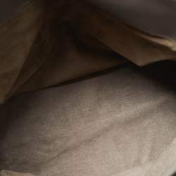 Pre Owned حقيبة يد بوتيغا فينيتا روما متوسطة جلد إنتريشياتو بيج