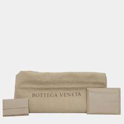 Bottega Veneta Intrecciato  Yellow Leather Messenger Bag