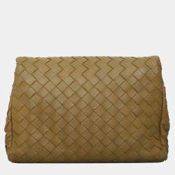 Bottega Veneta Intrecciato Flap Push-lock Clutch Bag