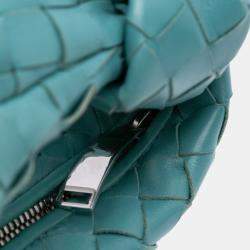 Bottega Veneta Blue Mini Nappa Intrecciato Jodie