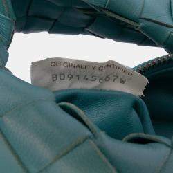 Bottega Veneta Blue Mini Nappa Intrecciato Jodie