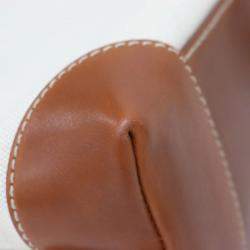 Bottega Veneta Brown Natural 24 Small Andiamo Tote Shoulder Leather Canvas