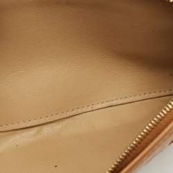 Bottega Veneta Brown Intrecciato Leather Flap Continental Wallet