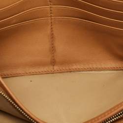 Bottega Veneta Brown Intrecciato Leather Flap Continental Wallet