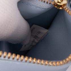 Bottega Veneta Blue/White Small Nappa and Canvas Intrecciato Solstice Shoulder Bag
