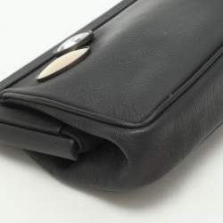 Bottega Veneta Black Leather Embellished Clutch