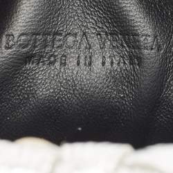 Bottega Veneta Metallic Silver Leather Mini Jodie Hobo
