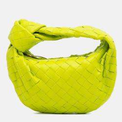 Bottega Veneta Green Mini Nappa Intrecciato Jodie