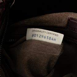 Bottega Veneta Red Medium Nappa Velours Intrecciato Fuzzy Veneta Hobo