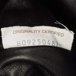 Pre Owned Bottega Veneta Black Leather The Chain Pouch Bag