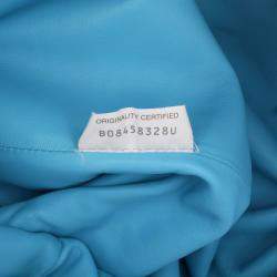 Bottega Veneta Blue Lambskin The Pouch