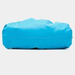 Bottega Veneta Blue Lambskin The Pouch