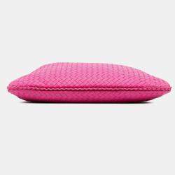 Bottega Veneta Pink Medium Nappa Intrecciato Veneta Hobo
