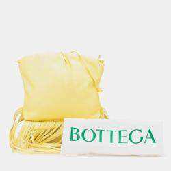 Bottega Veneta Yellow Lambskin The Fringe Pouch