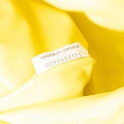 Bottega Veneta Yellow Lambskin The Fringe Pouch