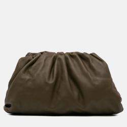 Bottega Veneta Brown Lambskin The Pouch