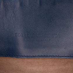 Bottega Veneta Navy Blue Medium Nappa Intrecciato Olimpia Shoulder Bag
