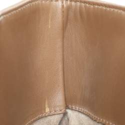 Pre Owned Bottega Veneta Beige Intrecciato Leather Medium Roma Tote