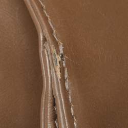 Pre Owned Bottega Veneta Beige Intrecciato Leather Medium Roma Tote